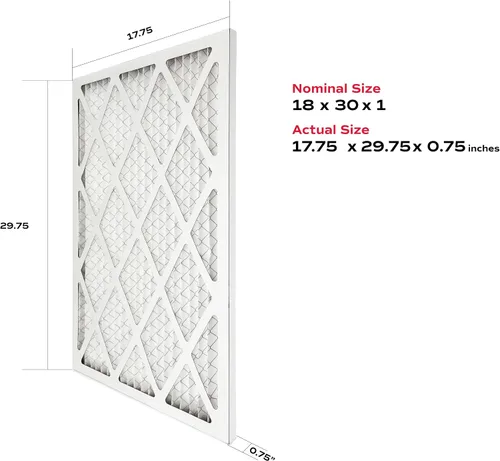 Miniatura 2 de True Blue Filtro de aire MERV 11 de 18 x 30 x 1 pulgadas (paquete de 4) Filtro de aire electrostático plisado para horno HVAC Filtro de repuesto