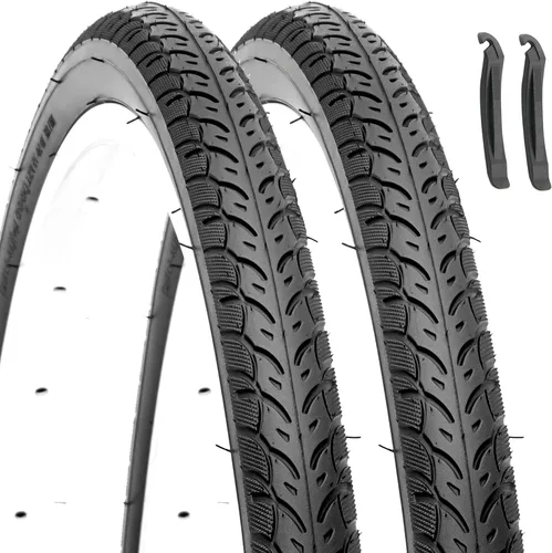 Miniatura 12 de Hycline Neumático de repuesto para bicicleta de carretera: 700x25C/700x28C/700Cx35C Neumáticos de bicicleta plegables de alto rendimiento