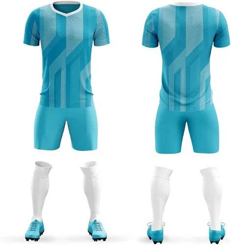 Miniatura 5 de Uniforme de camiseta de fútbol personalizado para hombres, mujeres, niños, camisa y pantalones cortos personalizados con número de nombre