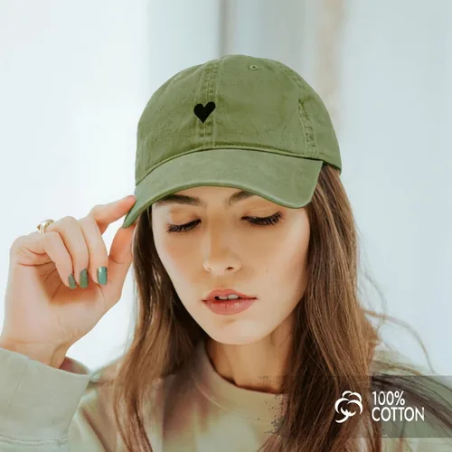 Miniatura 5 de ATTICUS Gorra de béisbol con poesía bordada, de algodón cepillado para mujer, ajuste unisex, talla única ajustable