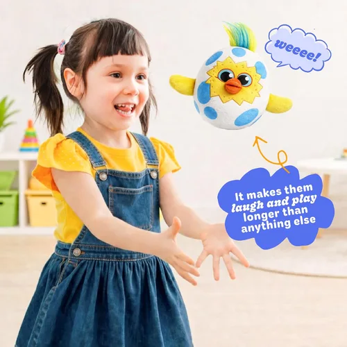 Miniatura 4 de Move2Play - Juego electrónico de lanzamiento para niños y la familia que los hará morirse de risa Azul Huevo