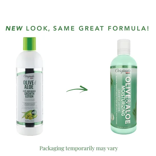 Miniatura 2 de Originals by Africa's Best Loción hidratante de crecimiento de oliva y aloe, paso final de hidratación, para todo tipo de cabello y texturas, sin