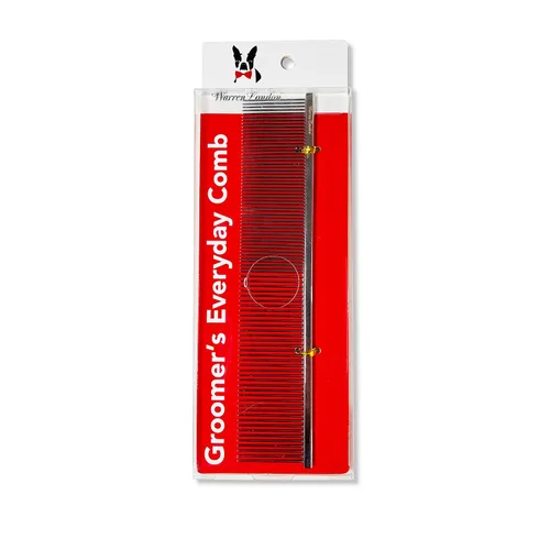 Miniatura 11 de Warren London Peine Fuerte Antienredo para Perros 25.4 cm Control de Confort, Durabilidad y Detalle para Perros Pequeños, Medianos y Grandes