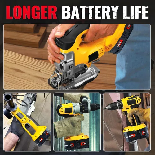 Miniatura 6 de Baterías de 18V 6.0Ah para DeWalt 18V Batería Compatible con Dewalt Batería Compatible con DE9096 DC9098 DE9098 DE9098 DW9096 DW9095 Herramientas