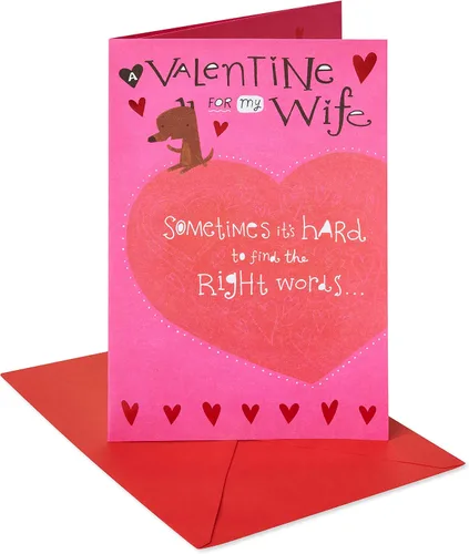 Miniatura 10 de American Greetings Tarjeta de San Valentín para esposa (In Love With You)