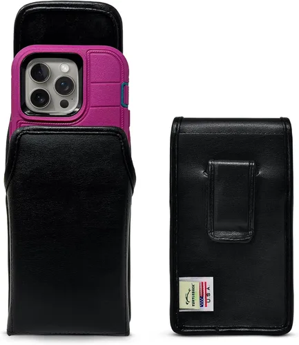 Miniatura 19 de Turtleback Clip para cinturón para iPhone 16 Pro, 16e, 15 Pro 14 Pro 13 Pro - Grande: se adapta con fundas de estilo voluminoso Defender, nailon