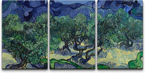 Miniatura 29 de Lienzo decorativo para pared - cuadro con estampado Giclée para decoración del hogar Noche estrellada sobre el Ródano