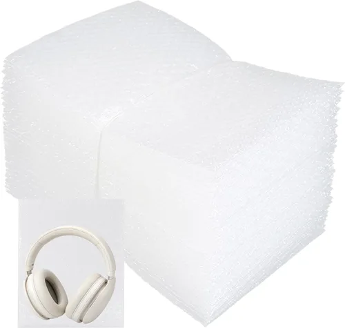 Miniatura 12 de 100 piezas de bolsas de burbujas, bolsas de burbujas de 6”x8” para compras, bolsas de acolchado de burbujas de doble pared para envío, embalaje