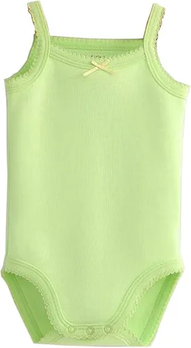 Miniatura 2 de Body sin mangas con tirantes delgados para bebés y niñas, de algodón, paquete de ropa de verano para bebé