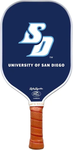 Miniatura 65 de Raqueta de pickleball colegial oficialmente licenciada - Raqueta aprobada por la Asociación de Pickleball de EE. UU. - Núcleo de nido de abeja Texas