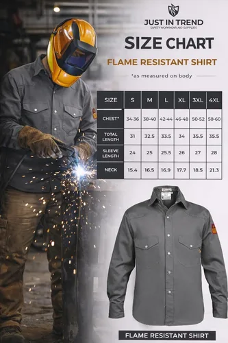 Miniatura 7 de Camisa resistente a llamas FR para soldadura - 100% C - 9 onzas Negro