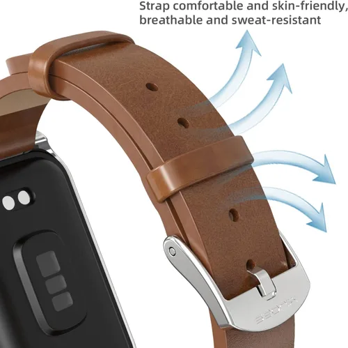 Miniatura 6 de Strap for Amazfit Band 7 Microfiber Leather Replacement Strap Watch Wrist Band Smart Bracelet Accessories for Amazfit 7 Fit