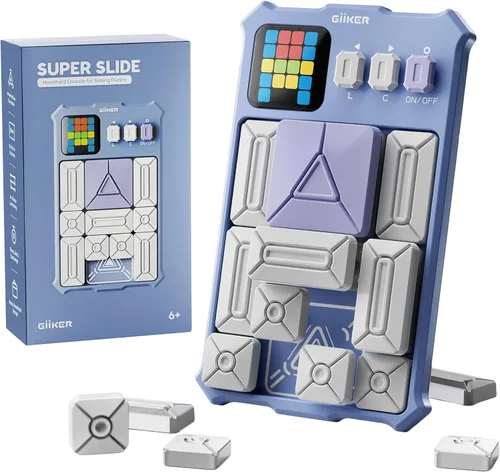 Miniatura 9 de GiiKER Super Slide - Rompecabezas original de más de 500 desafíos, juguetes para niños y adolescentes, juegos de viaje, regalos de cumpleaños