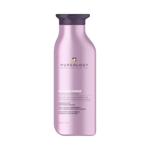 Miniatura 10 de Pureology Hydrate Sheer Shampoo - Champú hidratante ligero para cabello fino o seco tratado con color, sin silicona y vegano