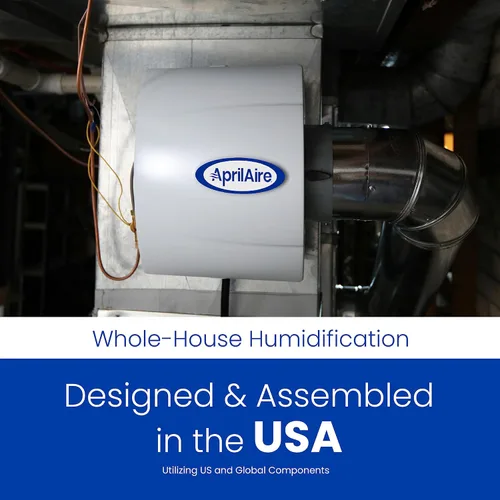 Miniatura 4 de AprilAire 500M Humidificador para toda la casa, humidificador manual y compacto para conectar al sistema de ventilación, humidificador de gran