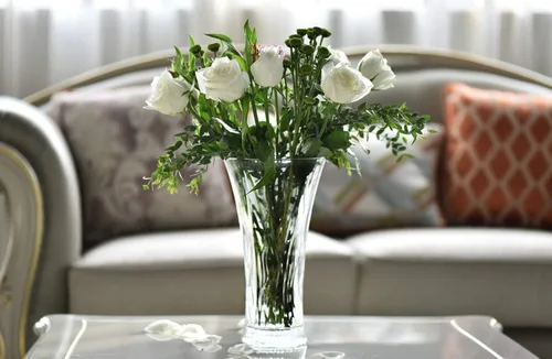 Miniatura 6 de Jarrón de flores de 12 pulgadas, jarrones de cristal transparente para flores, jarrón alto de cristal, moderno y grande, decoración de cristal