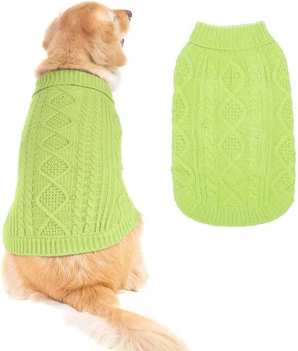 Miniatura 20 de BINGPET Suéter de Punto Térmico para Perros Pequeños, Medianos y Grandes, Abrigo de Invierno para Perros y Gatos, Conjuntos de Sudaderas Cálidas