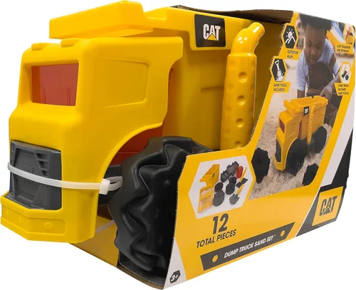 Miniatura 3 de CAT Juguetes de Construcción, Caja de Arena CAT, Juego de Camión Volquete con Accesorios de Arena, Para Niños a Partir de 3 Años