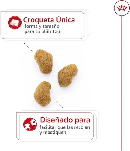 Miniatura 5 de Royal Canin Breed Health Nutrition Shih Tzu Adulto Alimento Seco para Perros, Bolsa de 2.5 lb