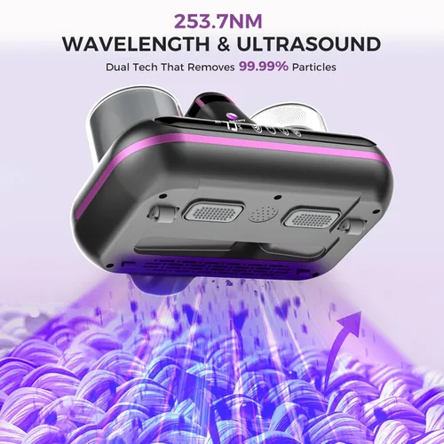 Miniatura 3 de Amzany Aspirador de colchón – Aspirador de cama inalámbrico 5 en 1, alimentado por tecnología ultrasónica, succión fuerte de 16 Kpa, bajo ruido