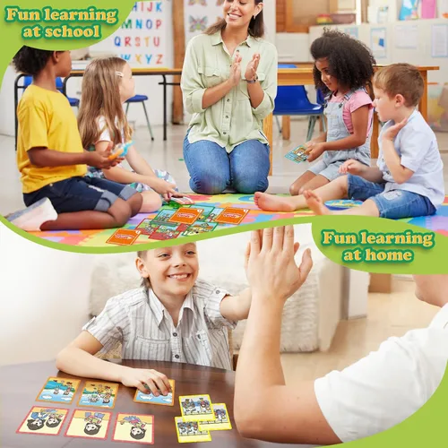 Miniatura 5 de Kasfalci Tarjetas de secuenciación, juego de secuencia para niños, materiales de terapia del habla para autismo, mejorar la narración de historias