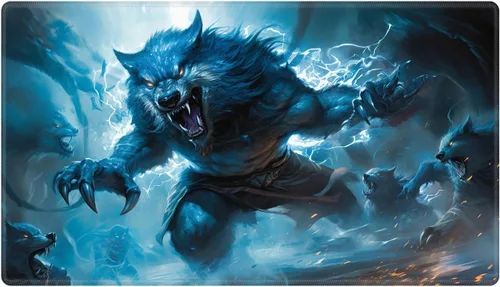 Miniatura 59 de Alfombra de juego con zonas para juego de cartas MTG, alfombras de juego de mesa, alfombras de juego de mesa de Magic, 61x35.5 cm, alfombra de juego