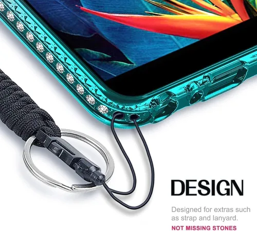Miniatura 8 de NGB Diseñada para funda Samsung Galaxy Note 10+ (Plus), Rosa/Aguamarina Funda con Purpurina Líquida Brillante Linda para Mujeres Niñas Niños