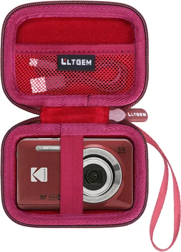 Miniatura 10 de LTGEM - Funda compatible con cámara digital Kodak PIXPRO Friendly Zoom FZ55 de 16 MP, color negro