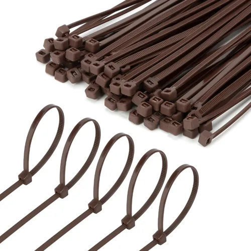 Miniatura 14 de Armpow Brida de cremallera púrpura de 6 pulgadas, 1000 unidades, 18 libras, brida de cremallera pequeña a media, brida de nailon PA66 resistente a