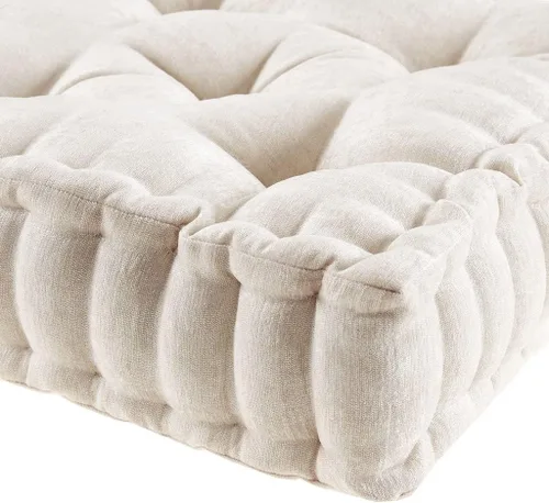Miniatura 2 de Intelligent Design Azza Almohada de Suelo, Cojines Grandes para Sentarse para Adultos, Almohada de Suelo para Meditación o Yoga, Felpilla Lustrosa