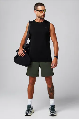 Miniatura 29 de Fabletics The One - Pantalón corto para hombre (forro), entrenamiento, natación, ligero, de secado rápido, bolsillo con cremallera, tejido elástico