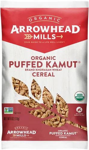 Miniatura 11 de Arrowhead Mills Cereal, Trigo inflado, bolsa de 6 oz. (paquete de 12)