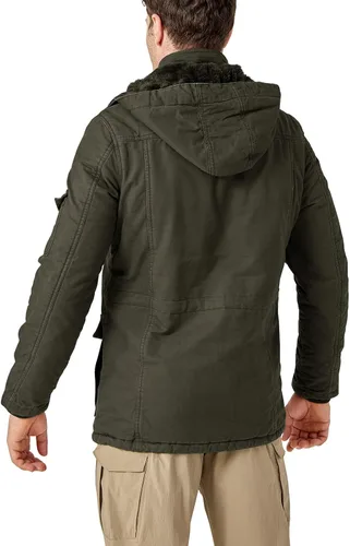 Miniatura 6 de CRYSULLY - Abrigo de invierno con capucha extraíble para hombre