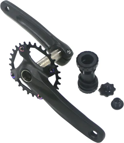 Juego de bielas de 6.693 in 30T 32T 34T 36T 38T Bicicleta de montaña de una sola velocidad Ciclismo Bicicleta de carretera Juego de brazo de manivela