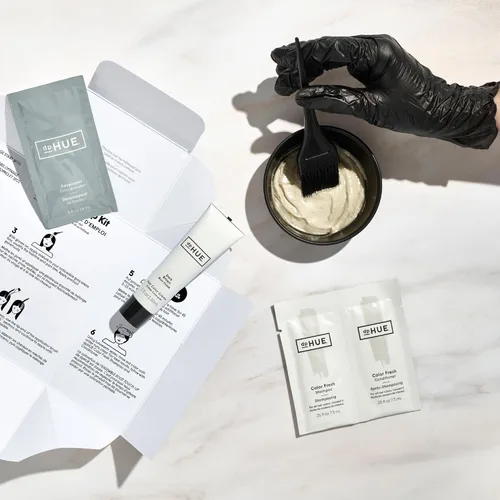 Miniatura 7 de dpHUE Kit de retoque de raíces, marrón medio - Tinte permanente para el cabello para cobertura de canas - Incluye dos aplicaciones - Sin parabenos