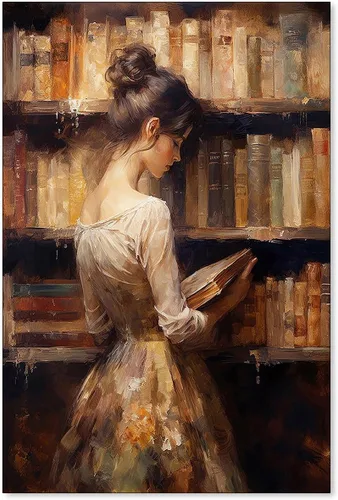 Miniatura 33 de Pósteres vintage de la biblioteca Moody de estilo gótico oscuro, academia estética, arte de pared, libro victoriano antiguo, impresiones en lienzo