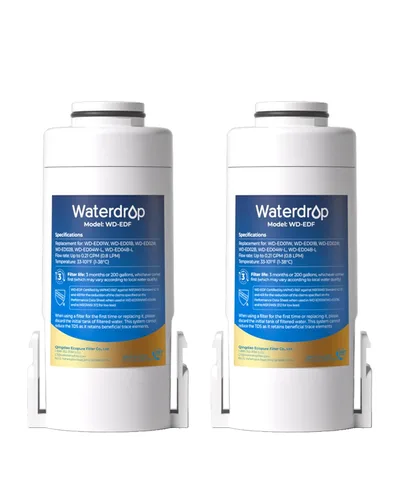Miniatura 8 de Waterdrop WD-EDF - Filtros de repuesto para jarra de filtro de agua eléctrica Waterdrop 𝐖𝐃-𝐄𝐃𝟎𝟏/𝐄𝐃𝟎𝟐/𝐄𝐃𝟎𝟒/𝐄𝐃𝟎𝟏𝐀/𝐄𝐃𝐂𝟎𝟏, duran 3 meses o 200 galones