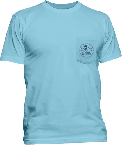 Miniatura 2 de Salt Life Men's Skull and Hooks Short Sleeve Classic Fit Shirt