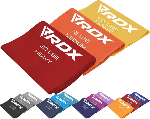 Miniatura 10 de RDX Bandas de resistencia TPE 3 niveles 1.5M de largo, certificado REACH RoHS CPSIA, bucle elástico grueso y agradable a la piel, yoga, gimnasio