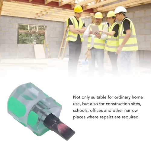 Miniatura 4 de Hztyyier 7 destornilladores de cabeza plana, juego de mini destornilladores para máquina de coser con mango ergonómico antideslizante para uso