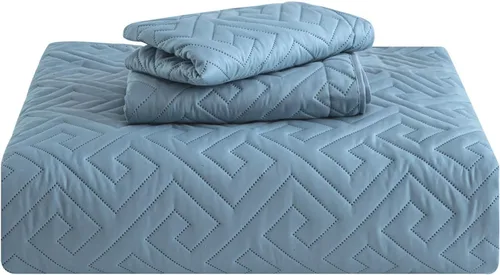 Miniatura 6 de Colchas extragrandes tamaño King de 128 x 120 pulgadas para cama extra grande y alta, tamaño California King/King, edredón ligero y acolchado, 1