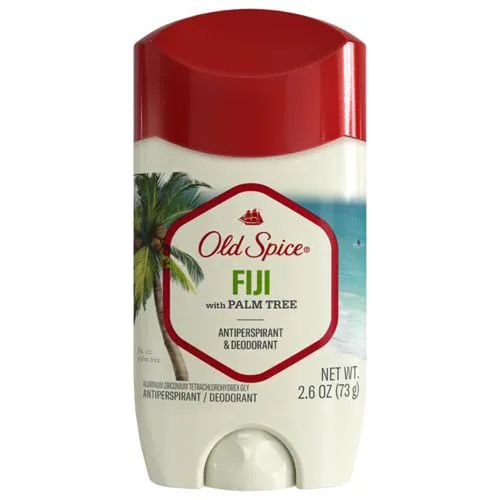 Old Spice Antitranspirante y desodorante para hombre, Fiji con aroma a palmera, 2.6 oz