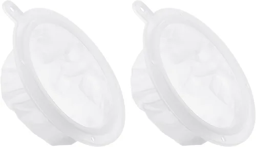 Miniatura 11 de PATIKIL Filtro de alimentos de 5.4 pulgadas de diámetro exterior, paquete de 2 filtros de malla de 100 filtros de malla fina para jugo, café