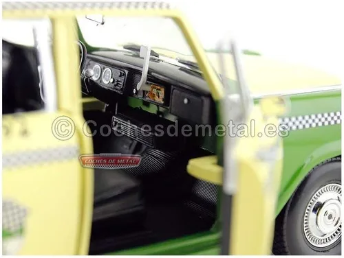 Miniatura 8 de 1981 Chicago Checker Cab Taxi A11 Verde 1:18 Diecast