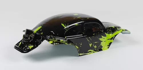 Miniatura 7 de SummitLink Cuerpo personalizado verde fangoso sobre negro compatible con escala 1/10 RC coche o camión (camión no incluido) STB-BG-01