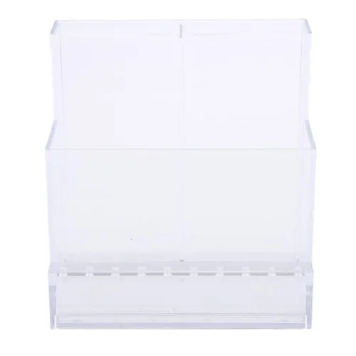 Miniatura 4 de F Fityle Soporte para brocas de uñas de 13 agujeros, organizador de manicura, altura: 4.1 in; ancho: 10,5/4,1 pulgadas; longitud inferior: 3.8