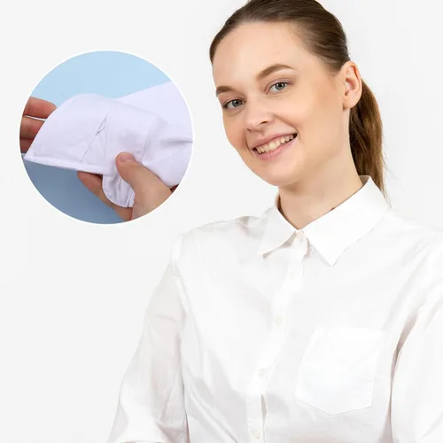 Miniatura 6 de 90 piezas de 2 pulgadas para camisas de vestir de hombre, estancias de cuello de plástico, estancias de cuello de camisa para hombres, pestañas