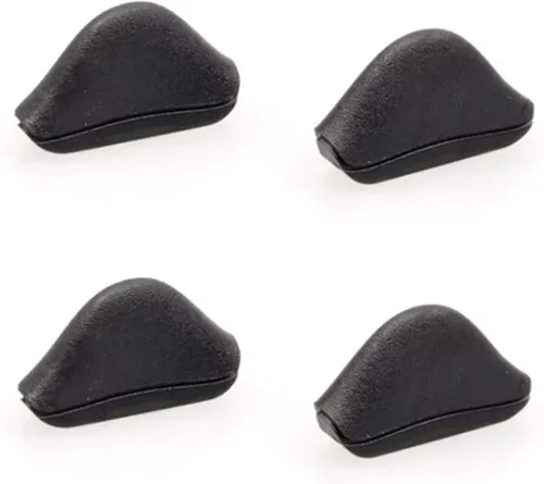 2 pares de almohadillas de nariz negras de ajuste asiático para Oakley Crosslink marcos de cristal de ojos OX8027 OX8029 OX8030 OX8031, etc, Negro -