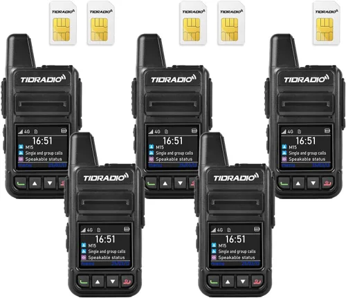 Miniatura 11 de TIDRADIO M15 Globla Rapid Walkie Talkies de largo alcance 5000+ millas PoC Radios