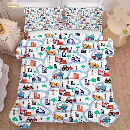 Miniatura 19 de American Flag Lion Bedding Set for Kids Twin Animals Print Comforter Set for Men Boys Bedroom Quilt Bed Set 1 Comforter 1 Pillowcase Lb01-16